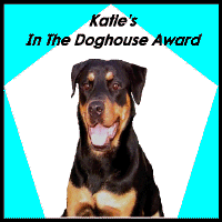 Katie's In The Dog House Award