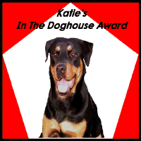 Katie's In The Dog House Award